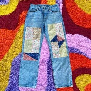 Levi’s 501 150th Anniversary Women’s Patchwork Light Blue Women’s Jeans